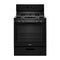 Whirlpool - 5.1 Cu. Ft. Freestanding Gas Range - Black - Appliances Club