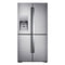 Samsung-22.1 Cu Ft 4 Door Flex French Door Counter, Depth Refrigerator,Food ShowCase-Stainless Steel