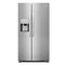 Frigidaire - Gallery 22 cu ft Counter depth Side by Side Refrigerator with Ice Maker -Stainless Steel - Appliances Club