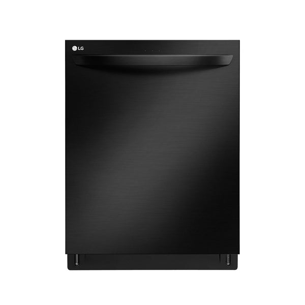 LG - 24" Top Control Smart Wi-Fi Enabled Dishwasher with QuadWash and Steel Tub with Light - Appliances Club