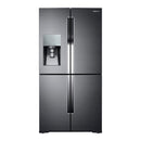 Samsung-28.1 Cu. Ft. 4Door Flex French Door Refrigerator-Fingerprint Resistant Black Stainless Steel