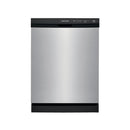 Frigidaire - 24" Front Control Tall Tub Built-In Dishwasher - Stainless steel - Appliances Club
