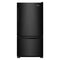 Whirlpool - 22 cu. ft. Bottom Freezer Refrigerator with SPILL GUARD Glass Shelves - Black - Appliances Club