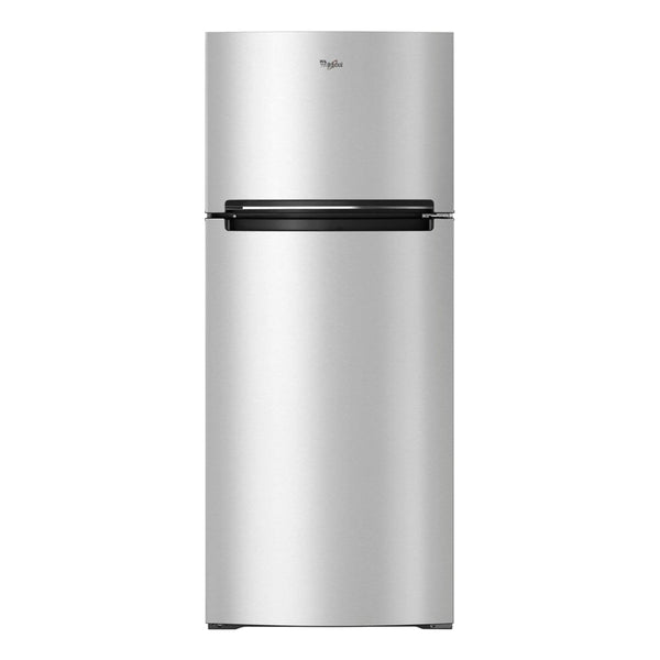 Whirlpool - 17.6 Cu. Ft. Top Freezer Refrigerator - Fingerprint Resistant Metallic Steel
