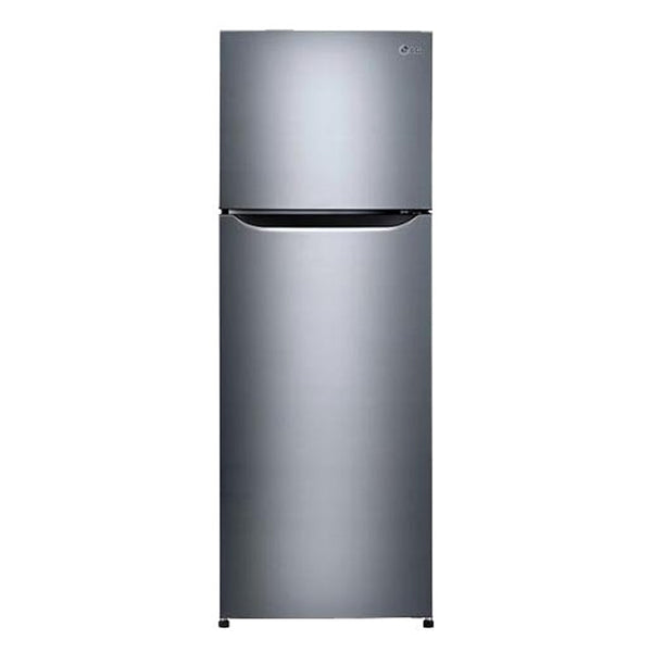 LG - Large Capacity 24” Wide Compact Top Mount Refrigerator - Platinum Silver