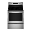 Whirlpool - 5.3 Cu. Ft. Self Cleaning Freestanding Electric Convection Range - Stainless steel - Appliances Club
