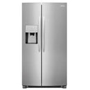 Frigidaire - Gallery 25.5 cu ft Standard Depth Side by Side Refrigerator - Fingerprint Resistant Stainless Steel - Appliances Club