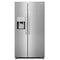 Frigidaire - Gallery 25.5 cu ft Standard Depth Side by Side Refrigerator - Fingerprint Resistant Stainless Steel - Appliances Club