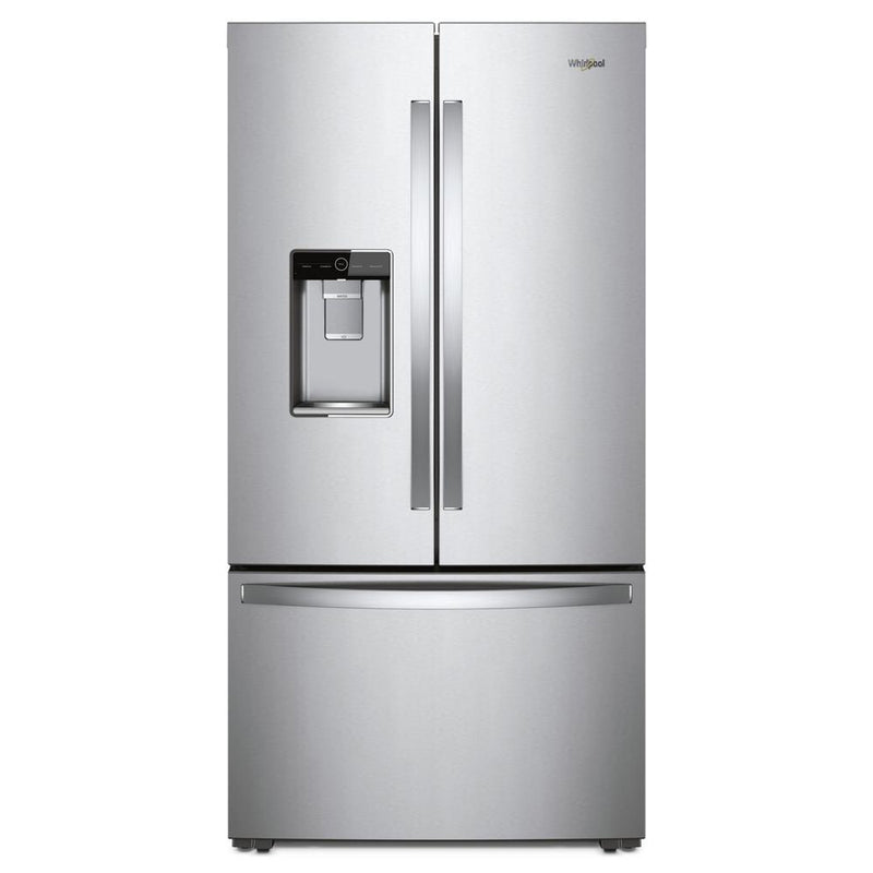 Whirlpool - 24 cu. ft. French Door Refrigerator, Counter Depth - Finger Print Resistant Stainless Steel - Appliances Club
