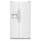 Frigidaire - 22 cu ft Side by Side Refrigerator with Ice Maker - White