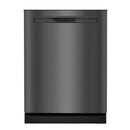 Frigidaire - Gallery 24" Top Control Tall Tub Built In Dishwasher - Black stainless steel