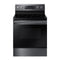 Samsung - 5.9 cu. ft. Freestanding Electric Range with Convection - Black Stainless Steel
