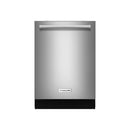 KitchenAid - 24" Built-In Dishwasher - Stainless steel - Appliances Club