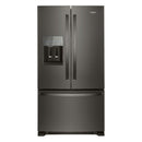 Whirlpool - 24.7 Cu. Ft. French Door Refrigerator - Black stainless steel