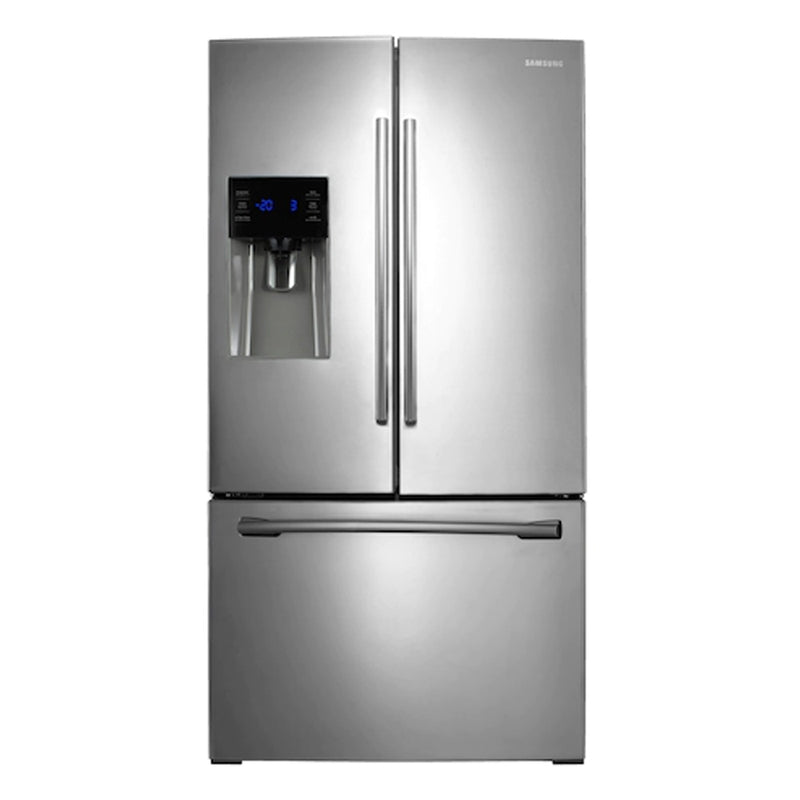 Samsung-25 cu. ft. French Door with External Water & Ice Dispenser, Dual Ice Maker - Stainless steel
