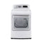 LG - 7.3 Cu. Ft. 14 Cycle Steam Gas Dryer - White - Appliances Club