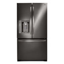 LG - 24.1 Cu. Ft. French Door Refrigerator - Black stainless steel