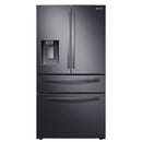 Samsung - 27.8 cu. ft. 4 Door French Door Refrigerator with Food Showcase Fingerprint Resistant - Black stainless steel - Appliances Club