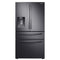Samsung - 27.8 cu. ft. 4 Door French Door Refrigerator with Food Showcase Fingerprint Resistant - Black stainless steel - Appliances Club