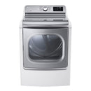 LG - 9.0 Cu. Ft. 14 Cycle Steam Electric Dryer - White