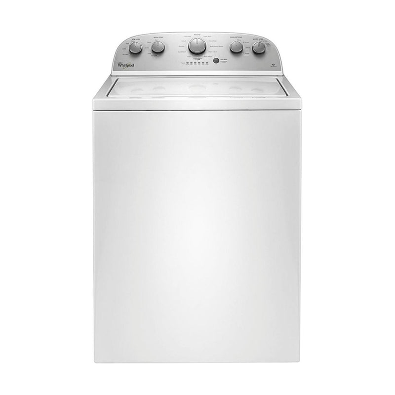 Whirlpool - 3.5 Cu. Ft. 12 Cycle Top Loading Washer - White - Appliances Club