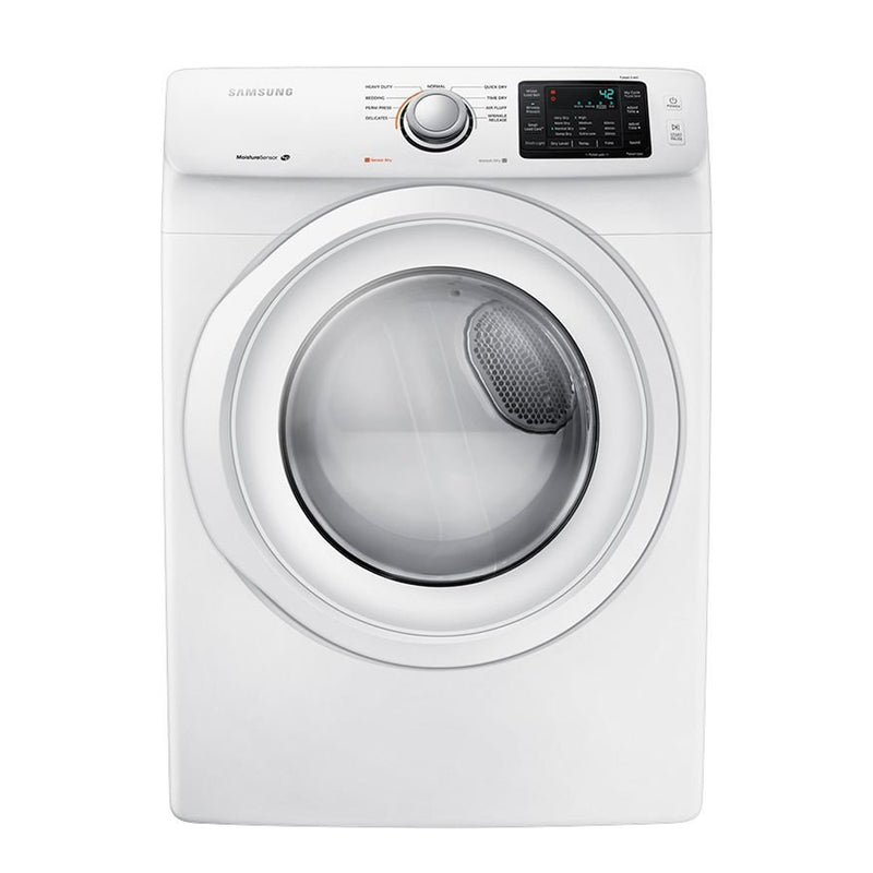 Samsung - 7.5 Cu. Ft. 9 Cycle Electric Dryer - White
