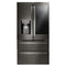 LG - InstaView Door in Door 27.8 Cu. Ft. 4 Door French Door Refrigerator - PrintProof Black Stainless Steel - Appliances Club