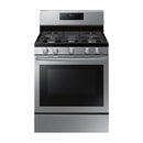 Samsung - 5.8 Cu. Ft. Self Cleaning Freestanding Gas Convection Range - Stainless steel - Appliances Club