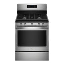 Whirlpool - 5.0 Cu. Ft. Self-Cleaning Freestanding Gas Convection Range - Stainless Steel