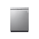 LG - 24" Front Control Built In Dishwasher with QuadWash and Stainless Steel Tub - Stainless steel - Appliances Club