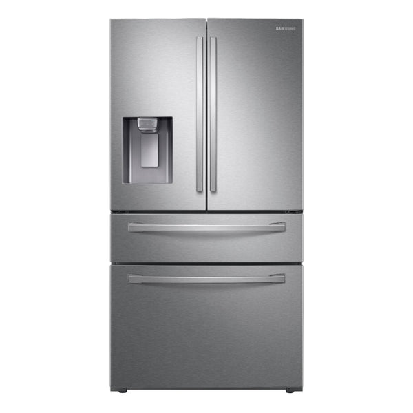 Samsung-22 cu ft Food Showcase Counter Depth 4Door French Door-Fingerprint Resistant Stainless Steel