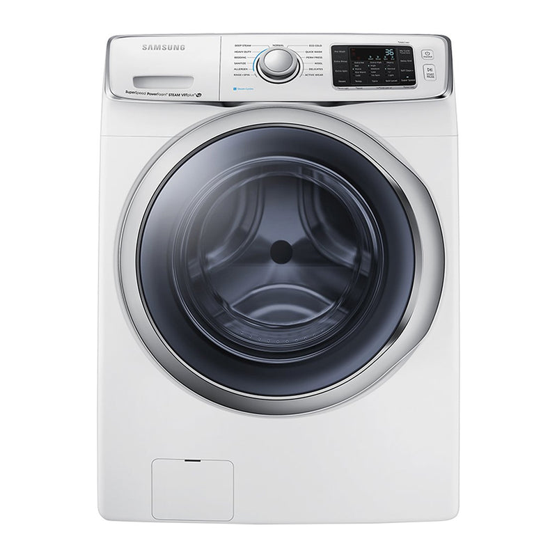 Samsung - 4.5 Cu. Ft. 13 Cycle High Efficiency Steam Front Loading Washer - White