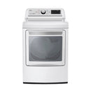 LG - 7.3 Cu. Ft. 9 Cycle Electric Dryer - White - Appliances Club