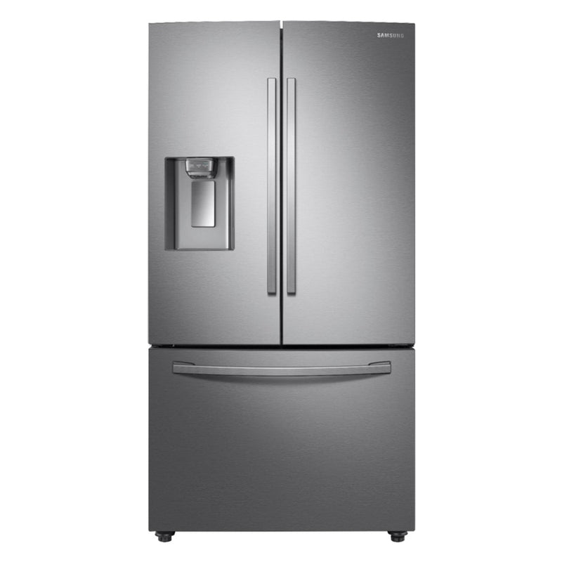 Samsung-22.6 cu ft Counter Depth French Door Refrigerator, Ice Maker-Fingerprint Stainless steel