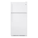 GE - 20.8 Cu. Ft. Top Freezer Refrigerator - White