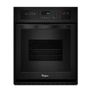 Whirlpool - 24" Built In Single Electric Wall Oven - Black - Appliances Club