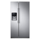 Samsung - 24.5 Cu. Ft. Side by Side Refrigerator with Thru the Door Ice and Water - Stainless steel