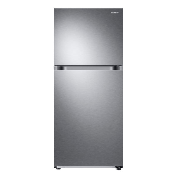 Samsung - 17.6 Cu. Ft. Top Freezer Refrigerator with FlexZone™ and Ice Maker - Stainless steel