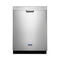 Maytag - 24" Front Control Built In Dishwasher with Stainless Steel Tub - Appliances Club