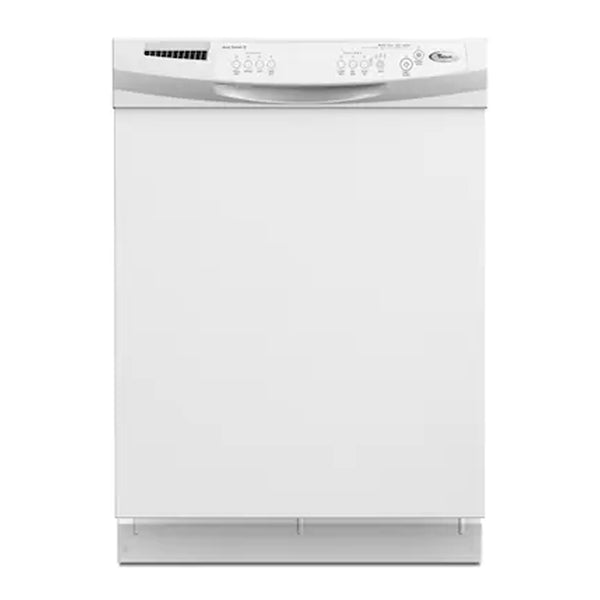 Whirlpool - 60 Decibel and Hard Food Disposer Built In Dishwasher - White - Appliances Club