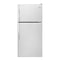 Whirlpool - 18.2 Cu. Ft. Top Freezer Refrigerator - Monochromatic Stainless Steel