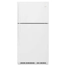 Whirlpool - 21.3 cu. ft. Top Freezer Refrigerator - White - Appliances Club