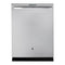 GE - 24" Hidden Control Tall Tub Built In Dishwasher with Stainless Steel Tub - Stainless steel