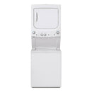 GE - Unitized Spacemaker 3.8 Cu. Ft. 11 Cycle Washer and 5.9 Cu. Ft. 4 Cycle Gas Dryer Combo - White - Appliances Club