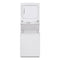 GE - Unitized Spacemaker 3.8 Cu. Ft. 11 Cycle Washer and 5.9 Cu. Ft. 4 Cycle Gas Dryer Combo - White - Appliances Club