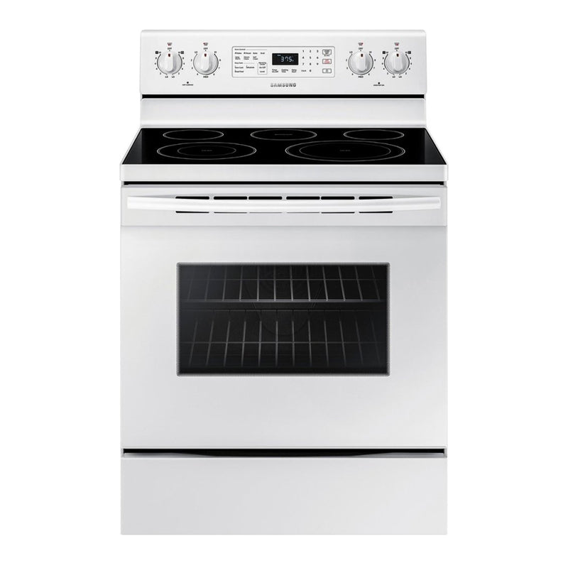 Samsung - 5.9 cu. ft. Convection Freestanding Electric Range - White