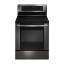 LG - 6.3 Cu. Ft. Freestanding Electric Convection Range - PrintProof Black Stainless Steel - Appliances Club