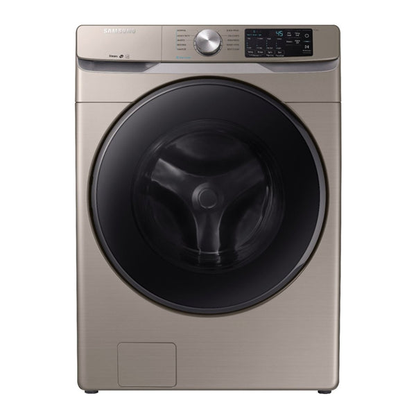 Samsung - 4.5 Cu. Ft. 10 Cycle High Efficiency Front Loading Washer with Steam - Champagne - Appliances Club