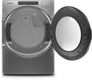 Whirlpool - 7.4 cu. ft. Front Load Gas Dryer with Steam Cycles - Silver