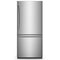 Hisense - 17.1-cu ft Counter-depth Bottom-Freezer Refrigerator - Silver